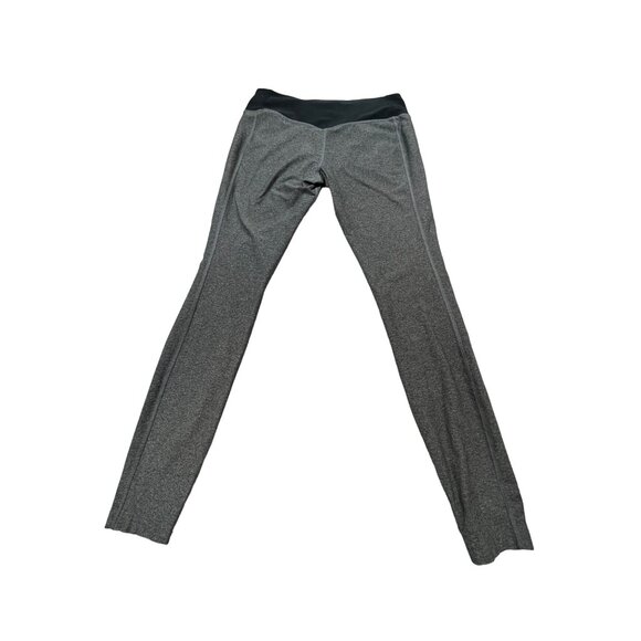 Nike Legend Dri-Fit Womens Medium Gray & Black Athletic Leggings Workout Running - Picture 1 of 10
